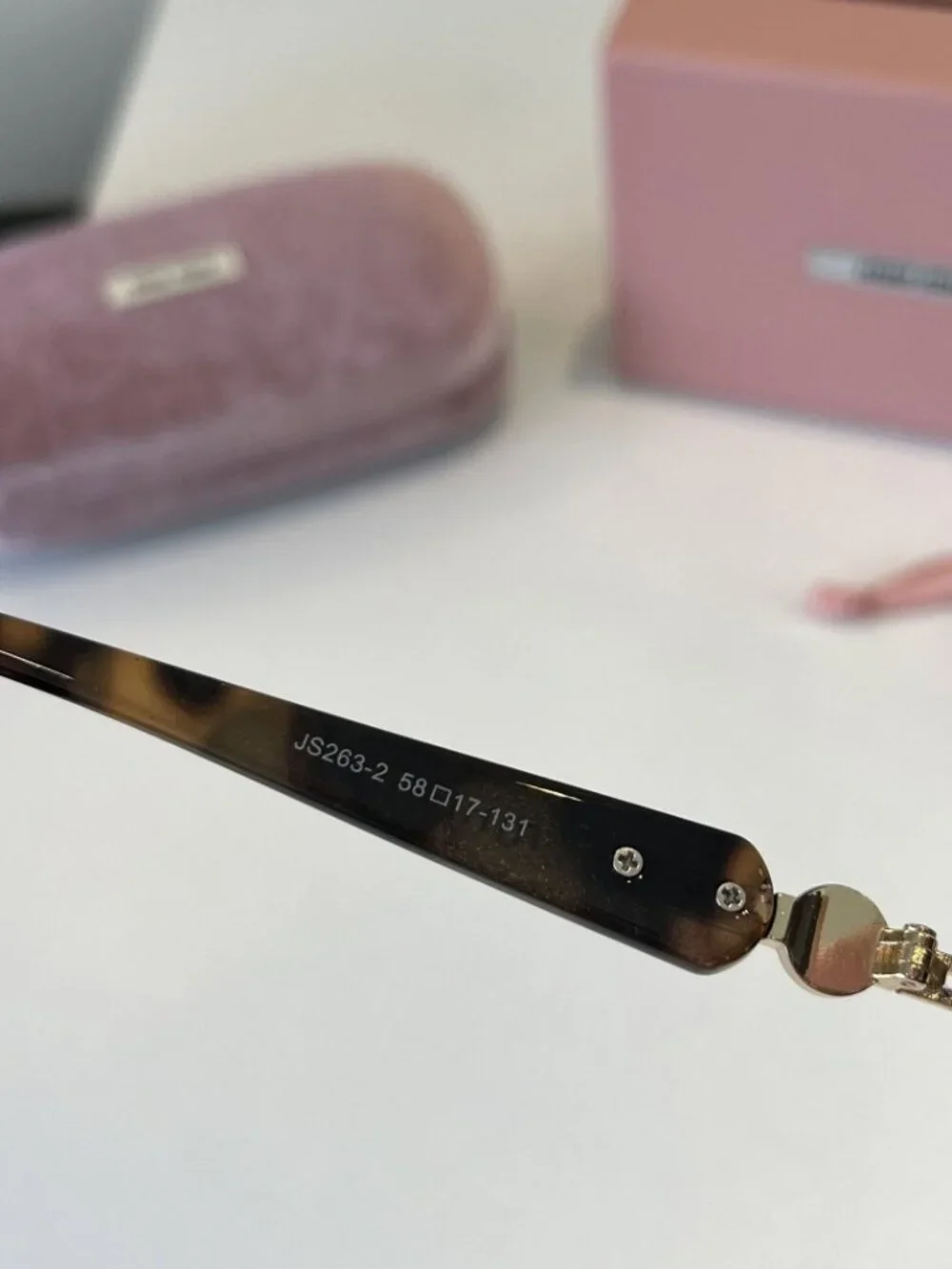 🥰Miu Miu🥰 Round, Rimless Light Gray Sunglasses